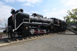 Old locomotive in the park